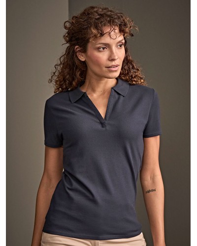 WOMEN LUXURY STRETCH V POLO TJ1409