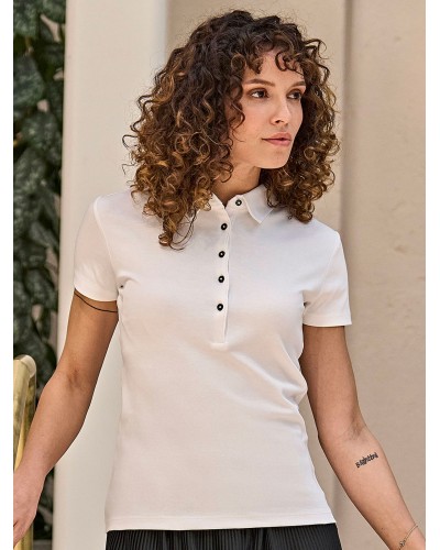 LADIES PIMA COTTON POLO TJ1441