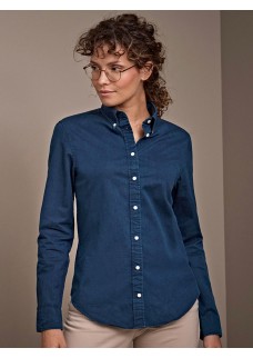 LADIES CASUAL TWILL SHIRT TJ4003