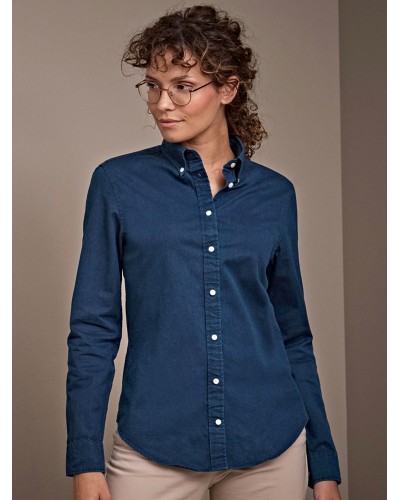 LADIES CASUAL TWILL SHIRT TJ4003