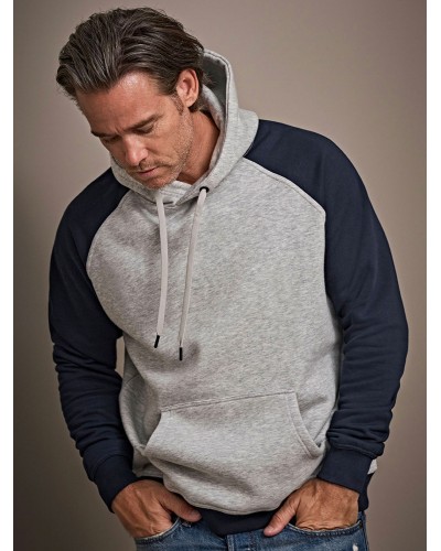 TWO-TONE HOODED SWEATSHIRT TJ5432
