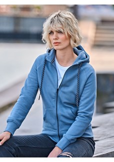 LADIES FASHION FULL ZIP HOOD TJ5436