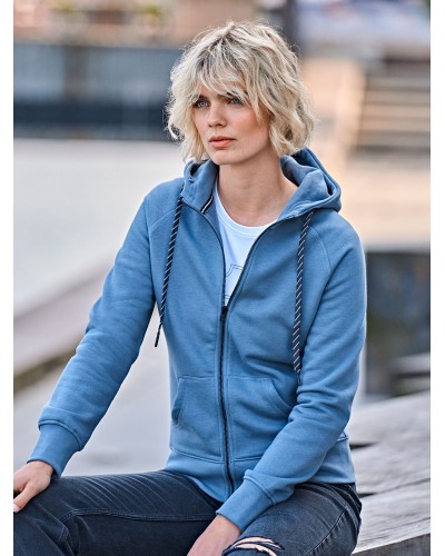 LADIES FASHION FULL ZIP HOOD TJ5436