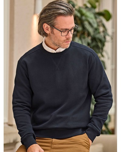 RIBBED INTERLOCK CREW NECK TJ5504