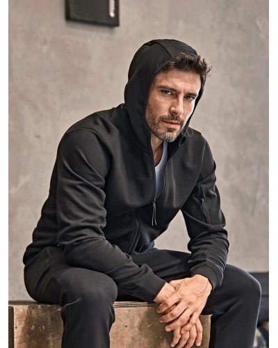 ATHLETIC HOODED FULL ZIP SWEAT TJ5706