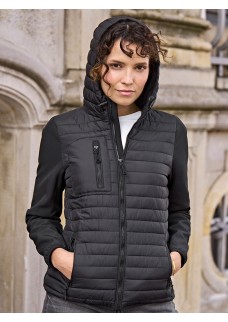 LADIES HOODED CROSSOVER JACKET TJ9629