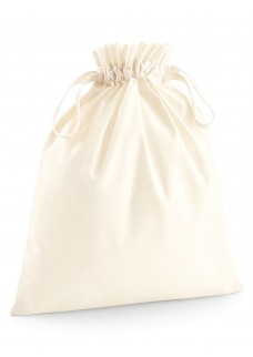 ORGANIC COTTON DRAW CORD BAG W118XS