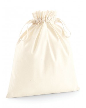 ORGANIC COTTON DRAW CORD BAG W118XS