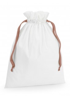 COTTON GIFT BAG WITH RIBBON DRAWSTRING W121L
