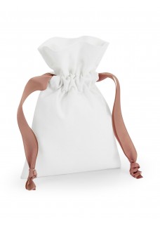 COTTON GIFT BAG WITH RIBBON DRAWSTRING W121S