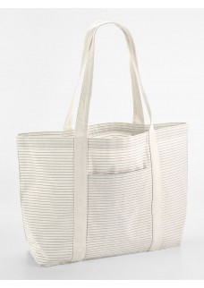 STRIPED ORGANIC COTTON SHOPPER W255