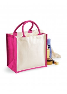 PRINTERS MIDI JUTE TOTE W421