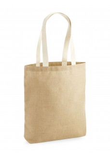UNLAMINATED JUTE TOTE W455