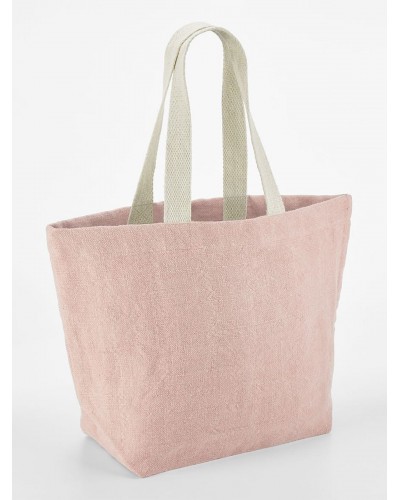 SOFT WASHED JUTE BEACH BAG W466