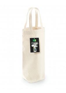 FAIRTRADE COTTON BOTTLE BAG W620