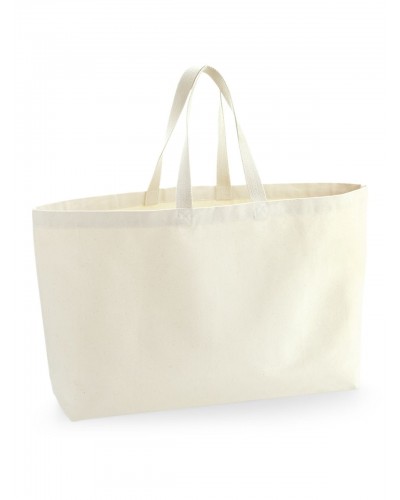 OVERSIZED CANVAS TOTE BAG W696