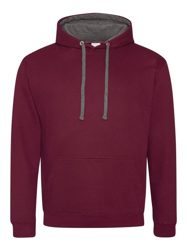 burgundy/charcoal