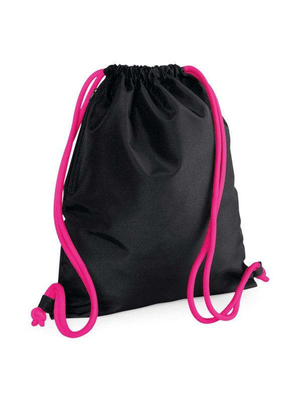 black/fuchsia