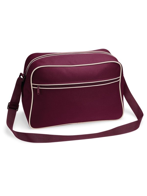 burgundy/sand