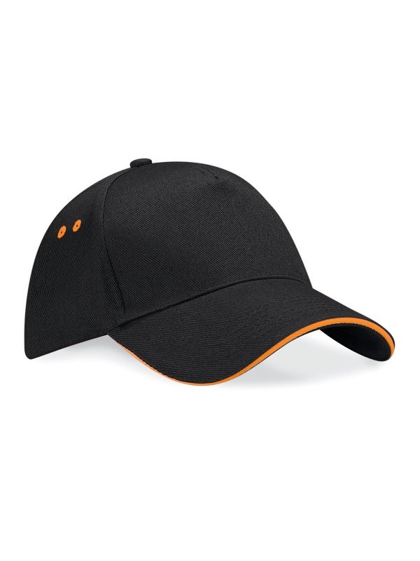 black/orange