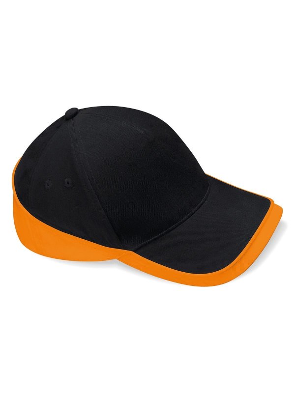black/orange