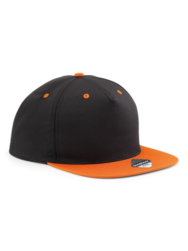 black/orange