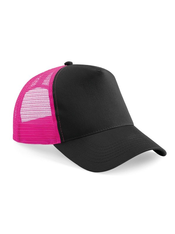 black/fuchsia