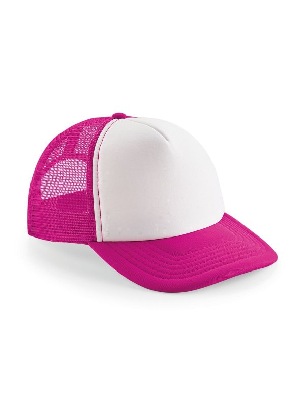 fuchsia/white