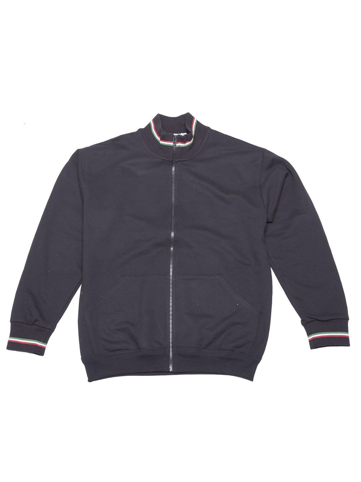 black/tricolor