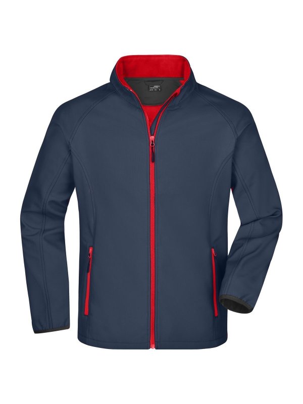 iron-grey/red