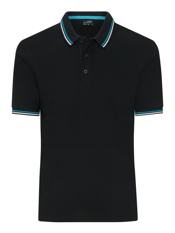 black/white/turquoise