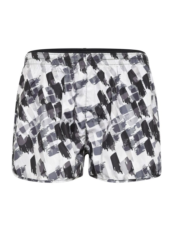 black-printed/black