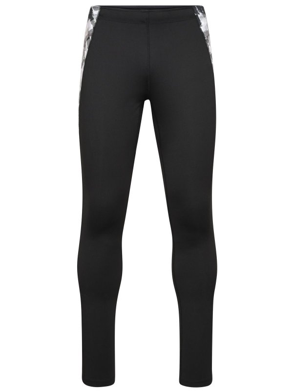 black-printed/black