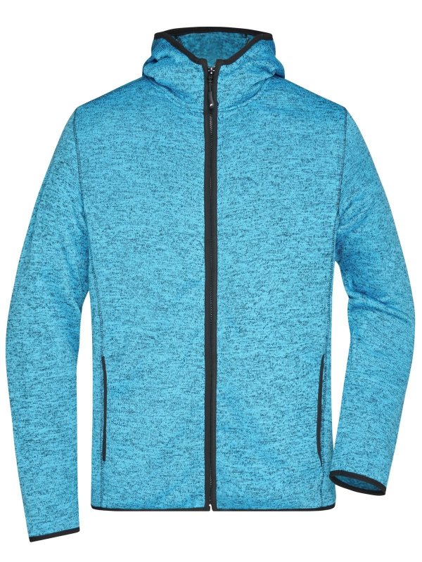 blue-melange/black