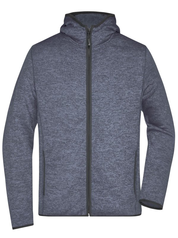 denim-melange/black