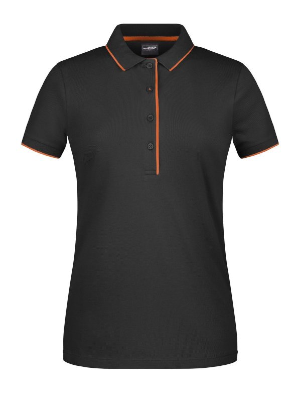 black/orange