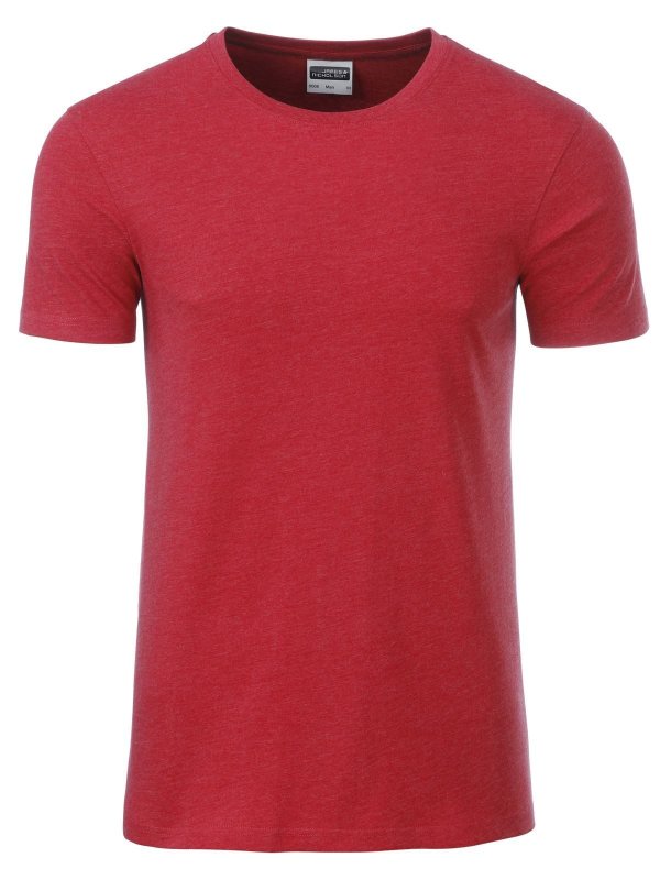 carmine-red-melange