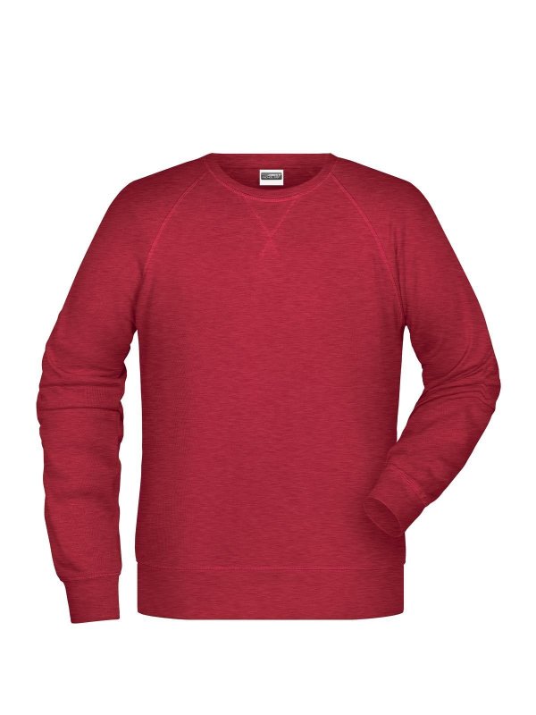 carmine-red-melange