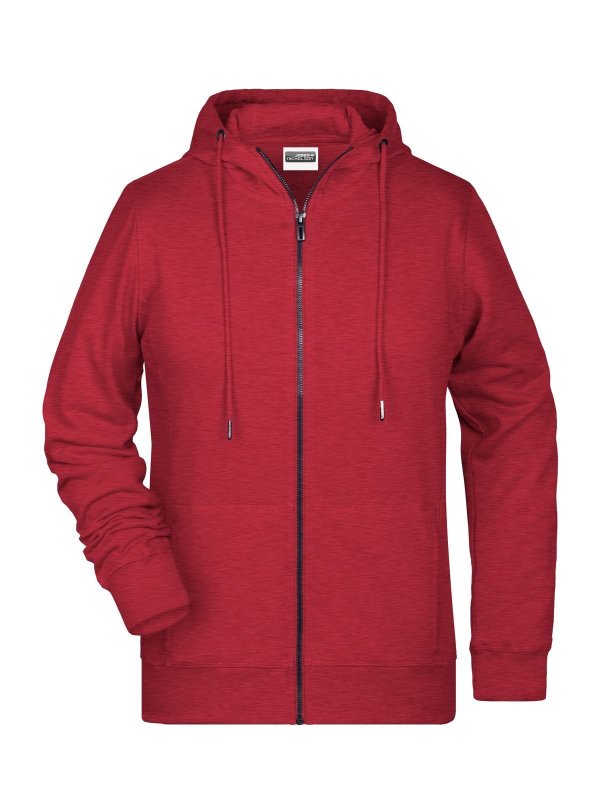 carmine-red-melange