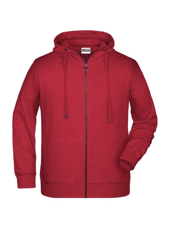 carmine-red-melange