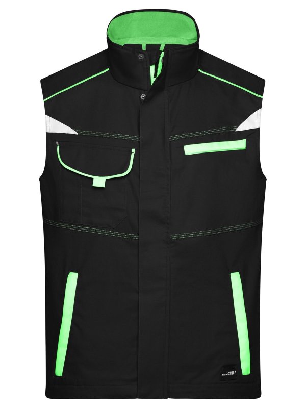 black/lime-green