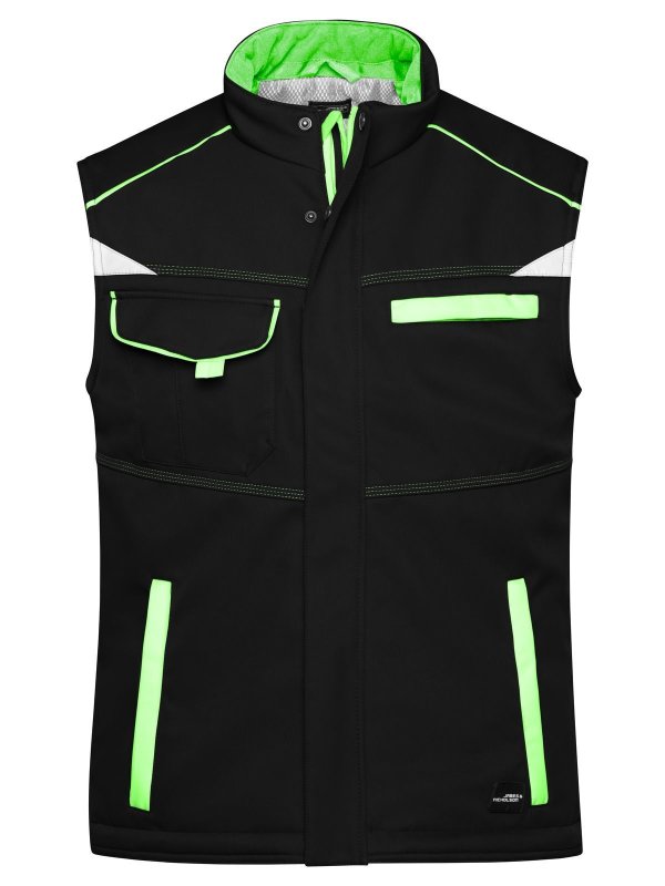 black/lime-green