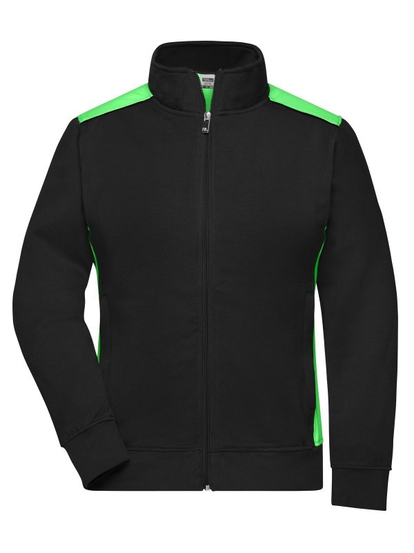 black/lime-green