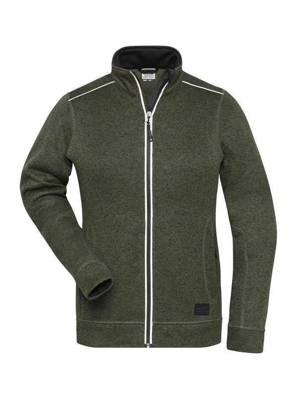 olive-melange/black
