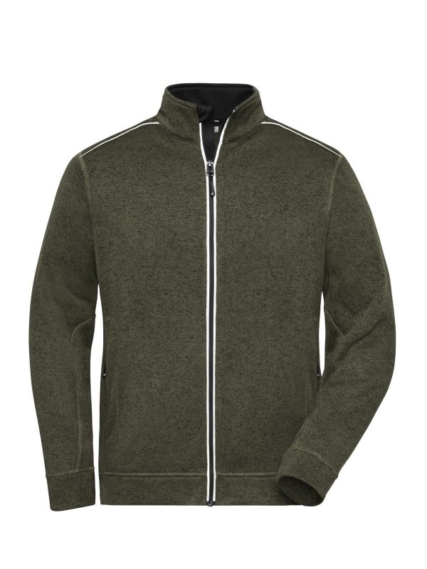 olive-melange/black