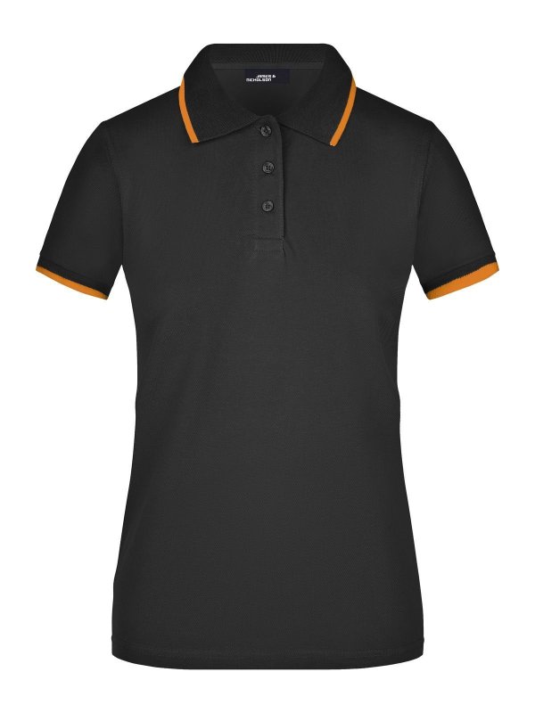 black/orange