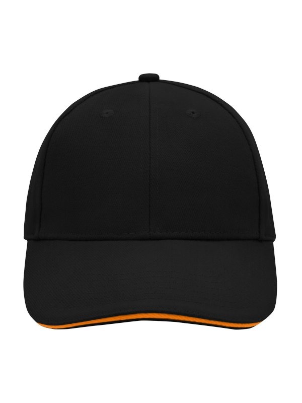 black/orange