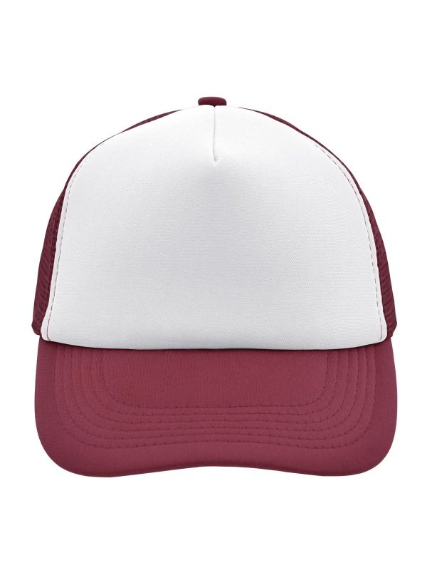 white/burgundy