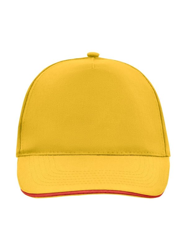 gold-yellow/red