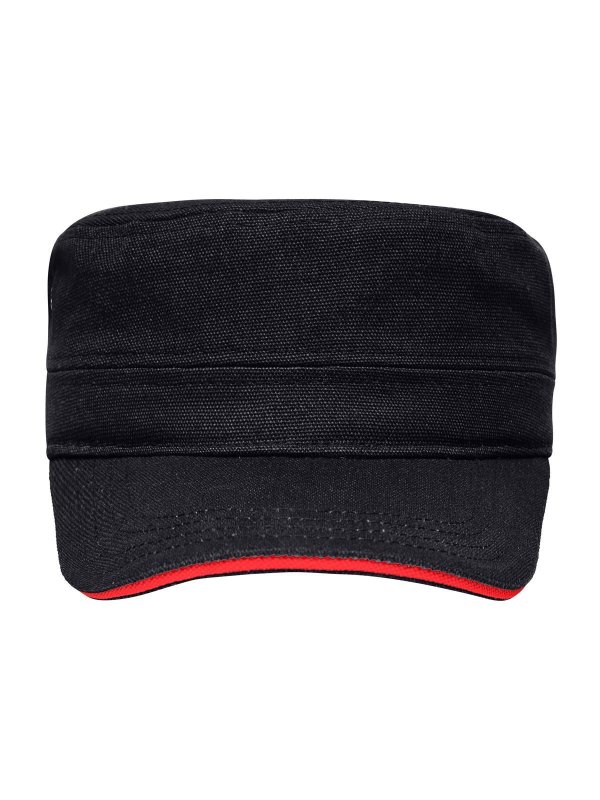 black/red